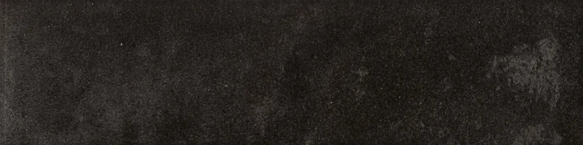 Marca Corona Miniature Soda Nero Magma, svart granitkeramik med glaseffekt 6x24 cm