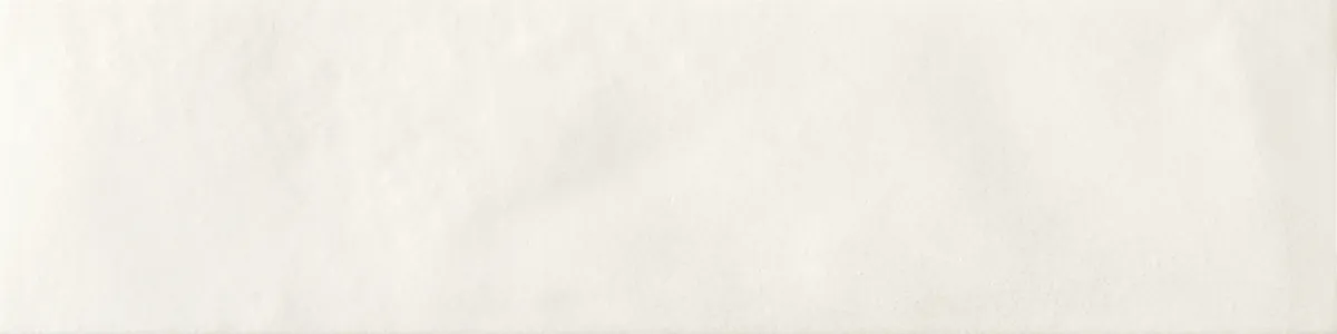 Marca Corona Miniature Soda Bianco Sale, vit granitkeramik med glaseffekt 6x24 cm