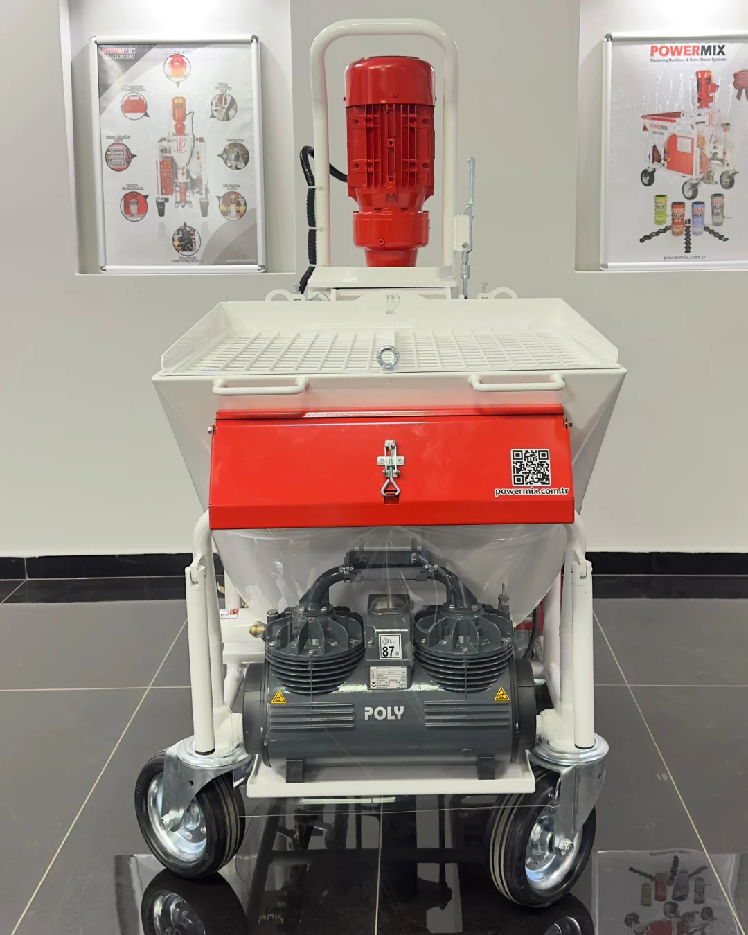 Elpanel och styrsystem på Powermix Euro 380V